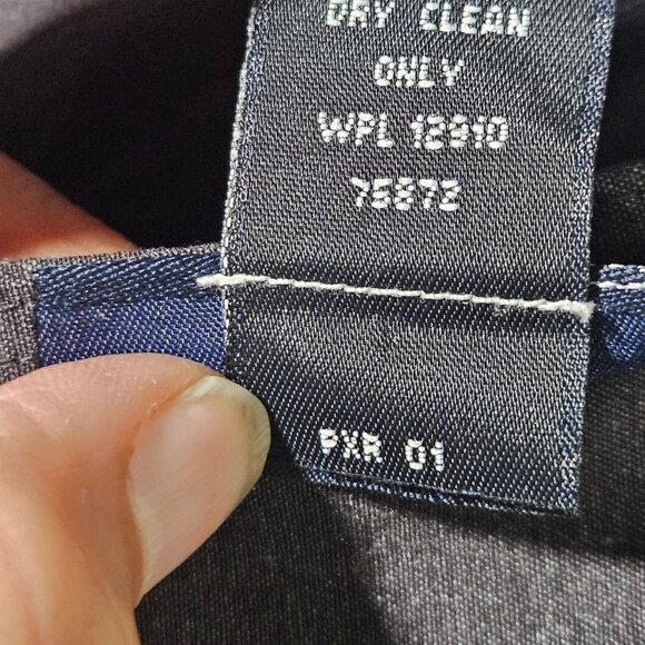 Venezia Woman's Gray Knee-Length Skirt With Back Zipper Rayon Blend Size 18 Offi - Picture 5 of 7